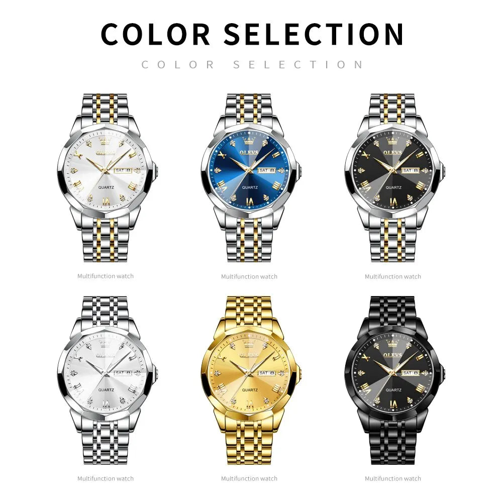 Montre à quartz de luxe OLEVS®